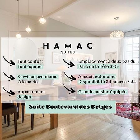 Suite Des Belges Parc Tete D'Or - 4 A 6 Voyageurs Lyon Eksteriør bilde